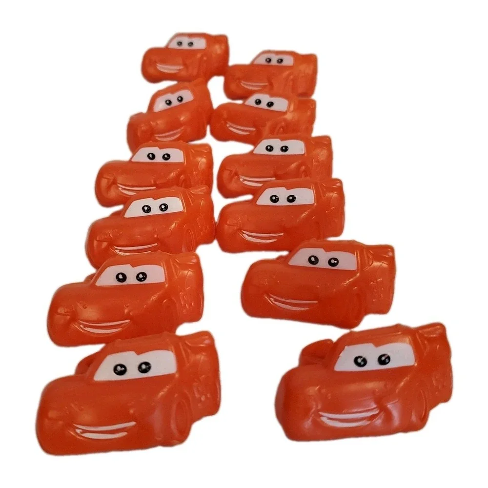 Pixar CARS Cake Cupcake Topper Lightning McQueen‎ Cupcake Rings 12 Count
